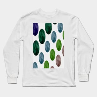 Super Moon Beans on White Style 2 Long Sleeve T-Shirt